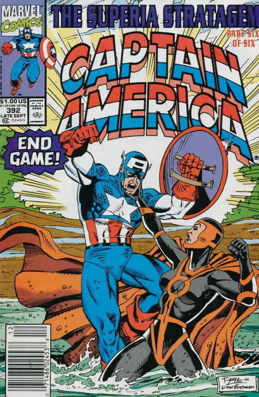 Captain America (1st Series) #392 VF/NM; Marvel | save on shipping - details ins