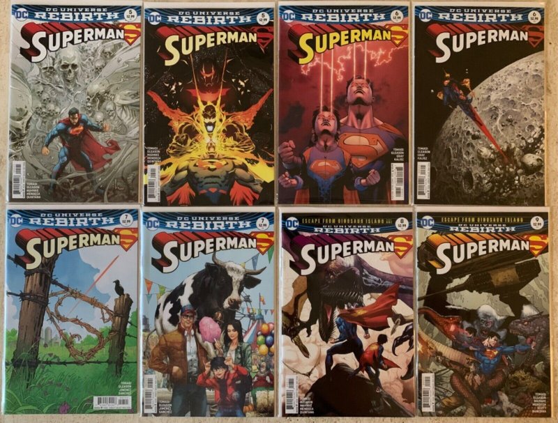 SUPERMAN 1-45, ANNUAL 1, REBIRTH SPECIAL 1 + VARIANTS | 2016-2018 | 55 TOTAL