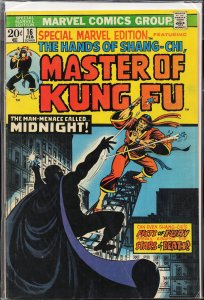 Special Marvel edition #16 (1974) Master of Kung Fu / Shang-Chi [Key Issue]