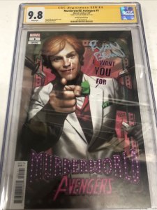 Murderworld: Avengers (2023) # 1 (CGC SS 9.8) Signed Ryan Brown Variant Cover