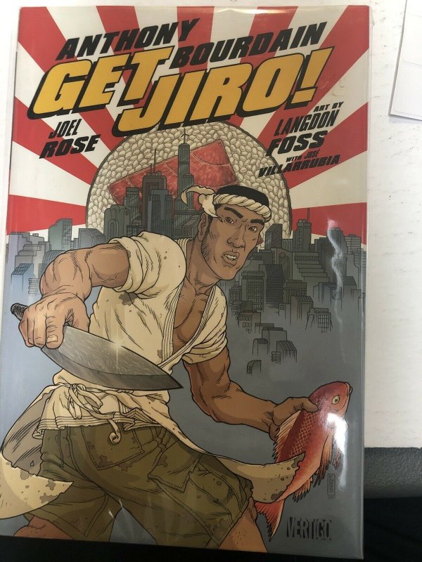 Get Jiro:Blood And Sushi (2013) Vertigo Trade Paper Back TPB HC A. Bourdain