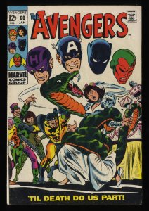 Avengers #60 VG/FN 5.0 Marvel Comics Thor Captain America