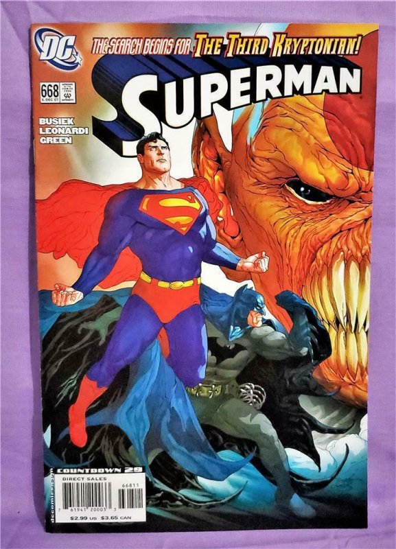 SUPERMAN #666 - 673 Annual #13 Walt Simonson Kurt Busiek (DC, 2007)! 