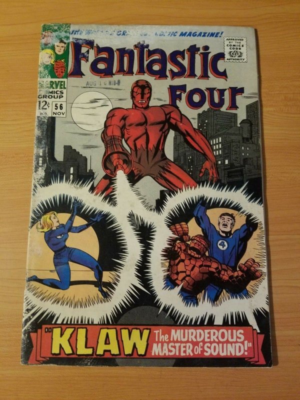 Fantastic Four #56 ~ VERY GOOD VG ~ (1966, Marvel Comics)