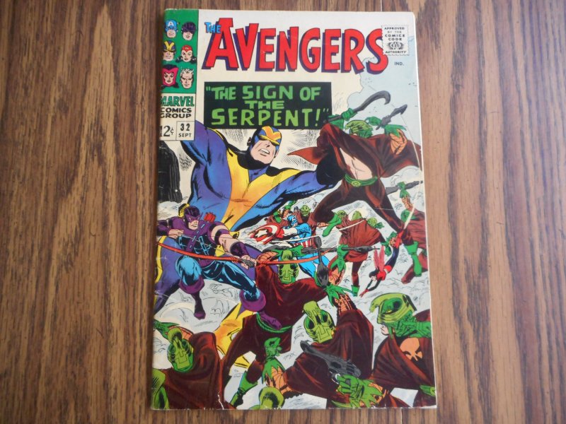 AVENGERS # 32 MAJOR KEY 1st APP BILL FOSTER / BLACK GOLIATHWOW! HIGH GRADE GEM