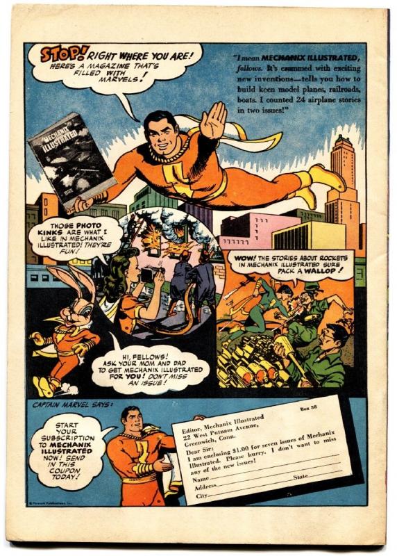 WHIZ COMICS #70-1946-CAPTAIN MARVEL-SPY SMASHER-GOLDEN AGE-fn+