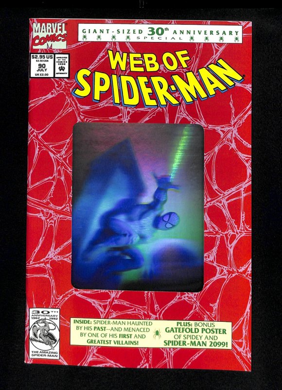 Web of Spider-Man #90 Hologram Cover!