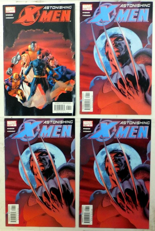 Astonishing X-Men Lot of 4 #7, 8 x3 (2005) Marvel Comics 1st Print Comic Books
