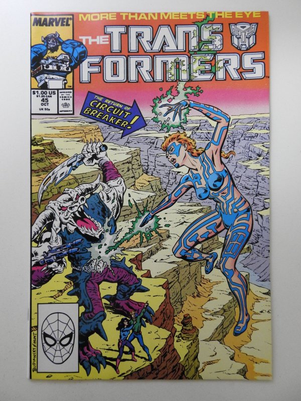The Transformers #45 (1988) Sharp VF-NM Condition!