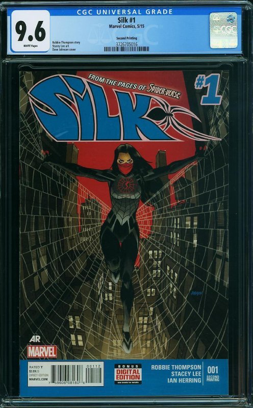 SILK #1 CGC 9.6 NM+ Modern Age MARVEL !!!