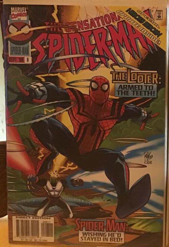 SENSATIONL SPIDER-MAN MARVEL #2,6-9,20,28,29 NM COND.8 BOOK LOT