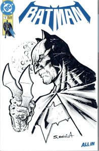 BATMAN #1 Original Sketch by Sergio Davila | DC Comics | Hand-Drawn Art - CGC SS