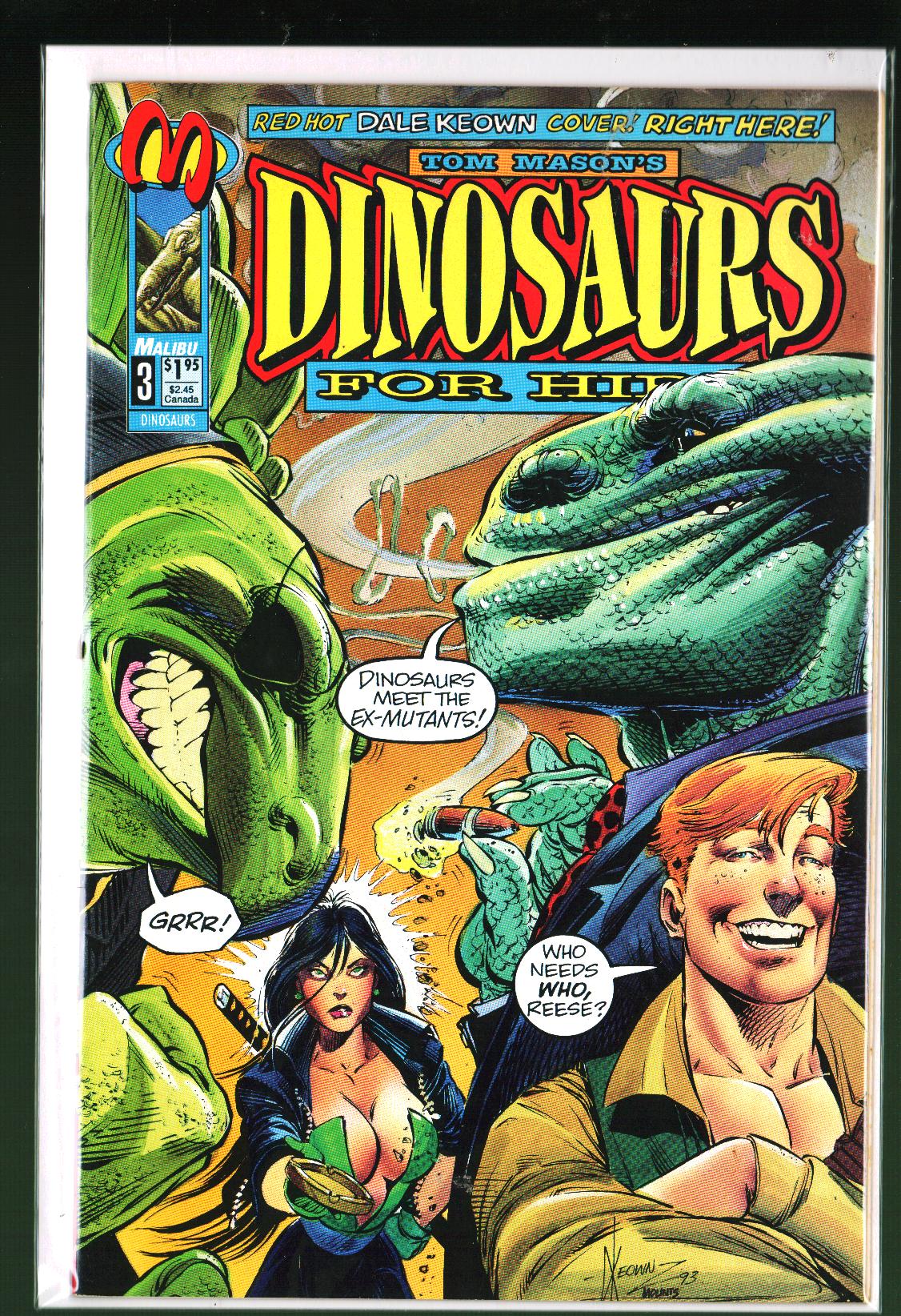 Dinosaurs For Hire #3 (1993) | Comic Books - Modern Age, Malibu / HipComic