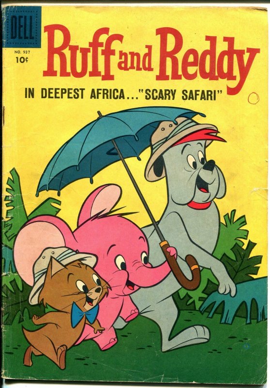 Ruff and Ready Four Color Comics #937 1956-Dell-1st Hanna Barbera comic book-VG-