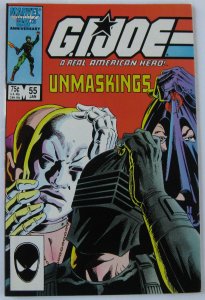 G.I. Joe, A Real American Hero #55 (Jan 1987, Marvel), FN-VFN condition (7.0)