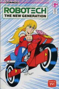 Robotech: The New Generation #6 FN ; COMICO | Motorcycle Cover