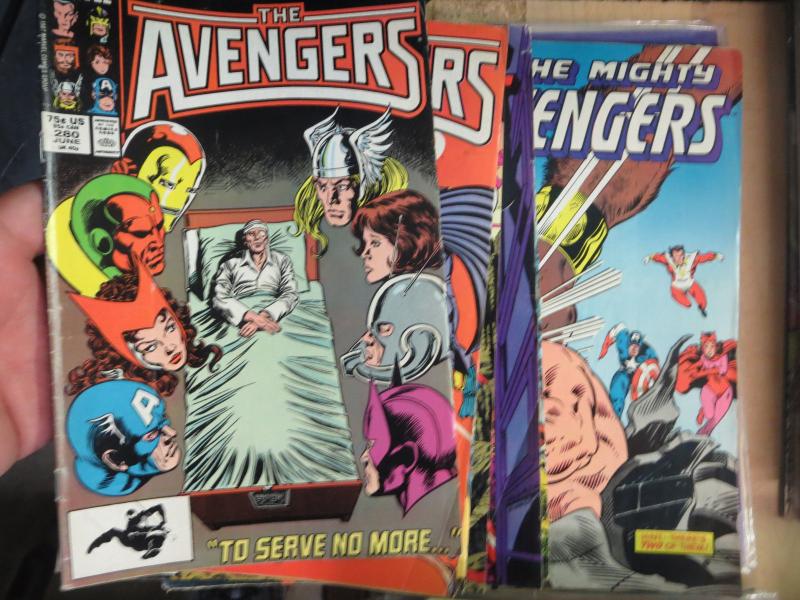 AVENGERS Starter Lot 120 1987-1997 Byrne Simonson Buscema 1-shots minis WYSIWYG