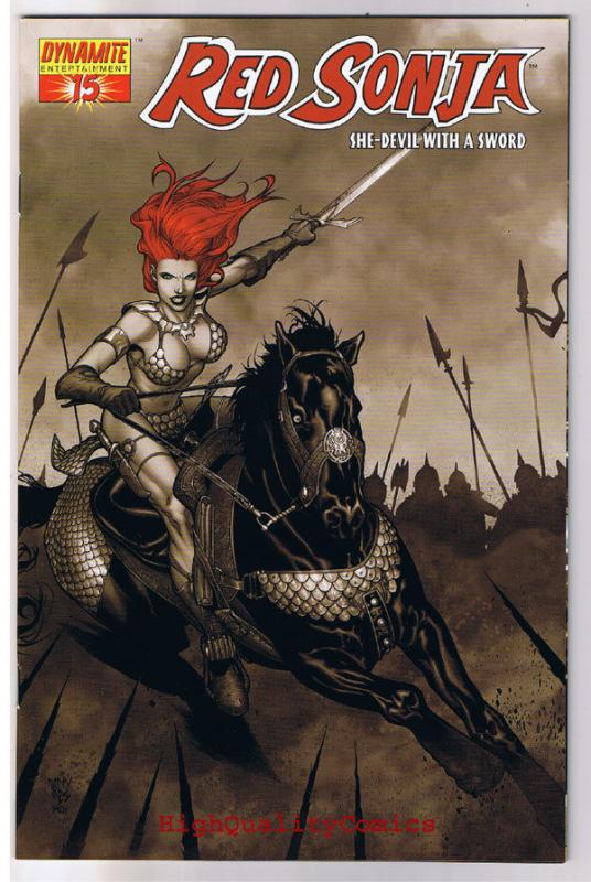 RED SONJA #15, NM, B&W Variant, Robert Howard, She-Devil, more RS in store