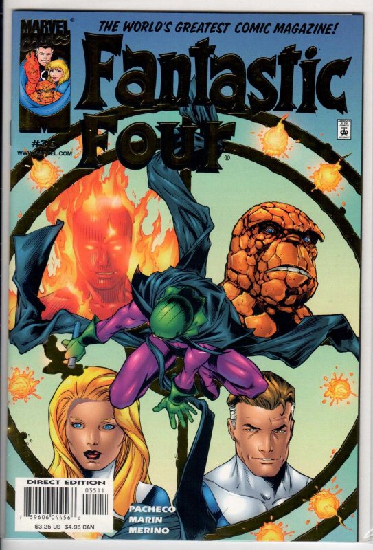 Fantastic Four #35 Foil Cover (2000) 9.6 NM+