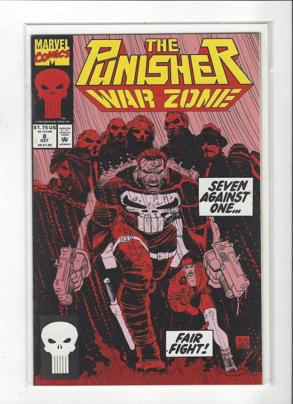 The Punisher War Zone #8 (1992) John Romita Jr. Marvel Comics NM