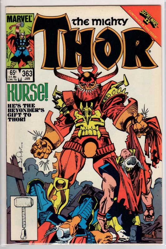 Thor #363 Direct Edition (1985) 9.6 NM+