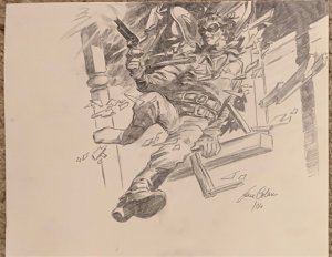 Original GENE COLAN 2006 LONE RANGER Comic Art Sketch!