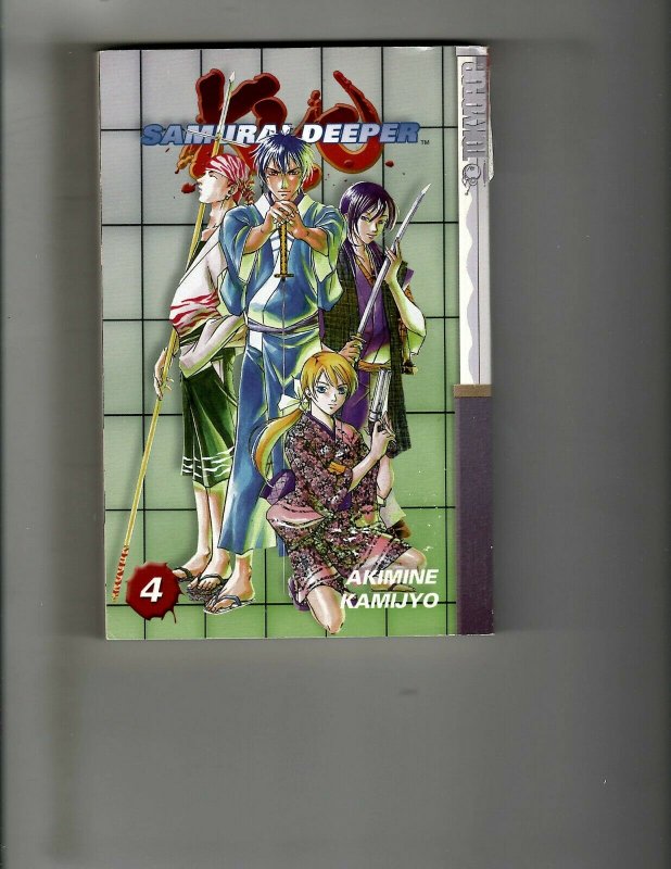 6 Samurai Deeper Tokyopop Manga Books # 1 2 3 4 5 6 Akimine Kamijyo Action BC3 
