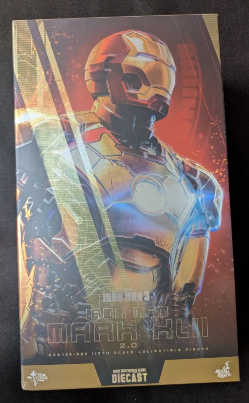 Hot Toys Sideshow Iron Man Mark XLII (2.0) 1/6 Scale Figure 913628 Pre-Owned