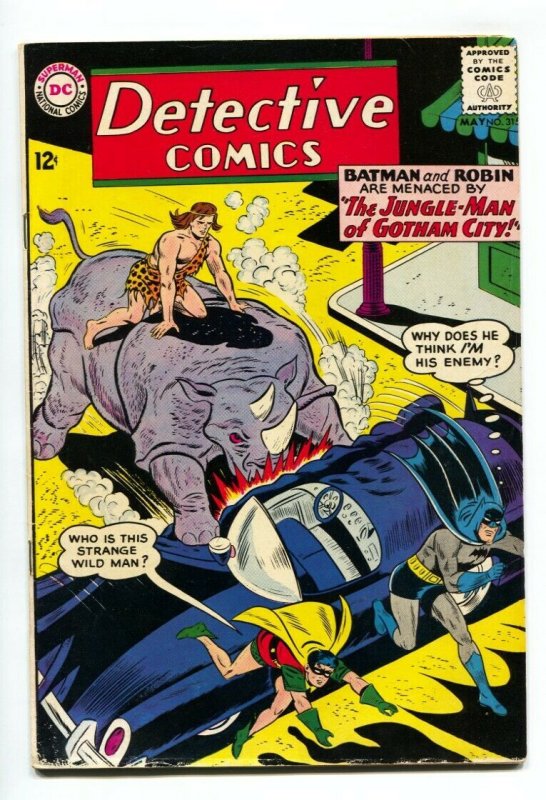 DETECTIVE #315-comic book DC COMIC-BATMOBILE COVER! vg