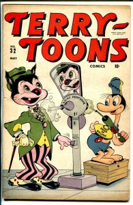 Terry-Toons #32 1945-Timely-Gandy Goose & Sourpuss-WWII era humor-VF