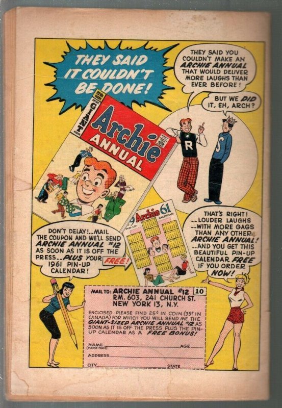Archie's Mad House #7 1960-Betty & Veronica-Rock 'n 'Roll issue-FR/G