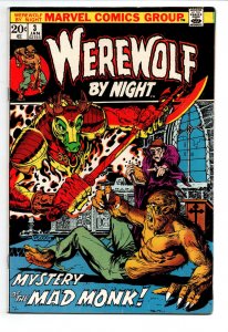 Werewolf by Night #3 - Horror - Ploog - 1972 - FN/VF 
