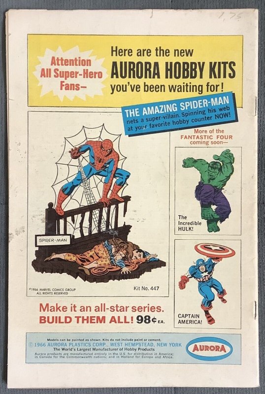 Daredevil #23 (1966, Marvel) Battle with Gladiator. VG/FN