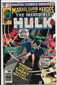 Marvel Super-Heroes #93 (1980) Hulk