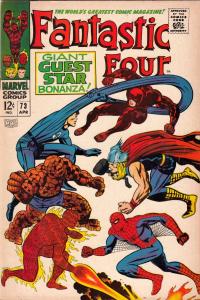Fantastic Four #73 (Apr-68) VF+ High-Grade Fantastic Four, Mr. Fantastic (Ree...