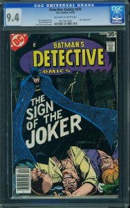 Detective Comics #476 (1978) CGC 9.4 NM