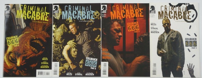 Criminal Macabre: Cellblock 666 #1-4 VF/NM complete series - steve niles set 2 3