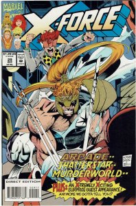 X-Force #29 (1991 v1) Cable Shatterstar Arcade NM