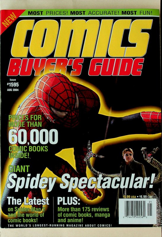 Comic Buyer's Guide #1595 Aug 2004 - Krause Publications 