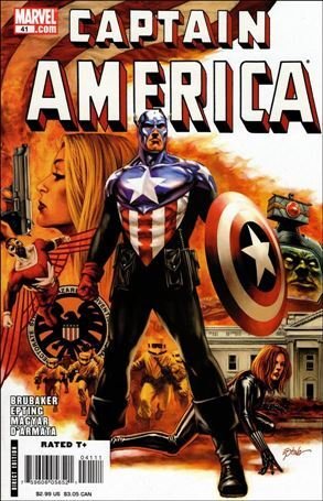 Captain America (2005) 41-A Steve Epting Cover FN