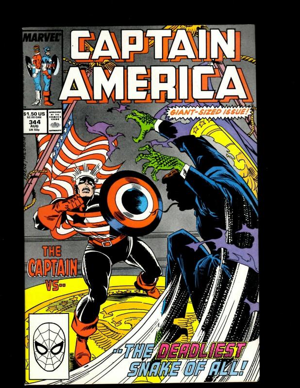 12 Captain America Comics #331 333 334 337 338 339 339 340 341 342 343 344 J412