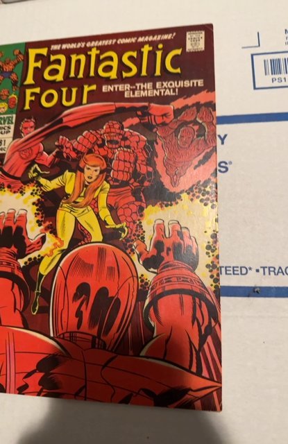 Fantastic Four #81 (1968)weather Wizard