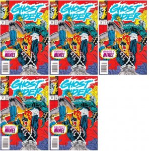 Ghost Rider #39 Newsstand Cover Marvel Comics - 5 Comics