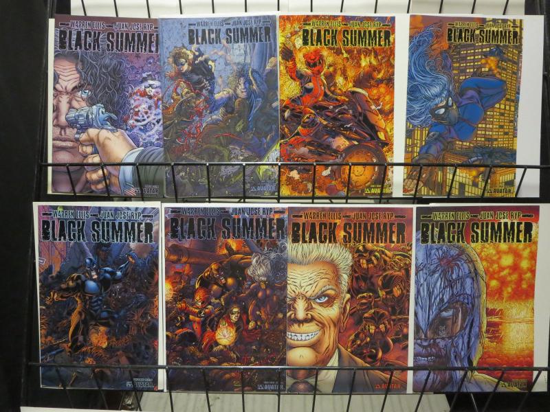 Black Summer by Warren Ellis and Juan Jose Ryp (Avatar 2007) #1-7