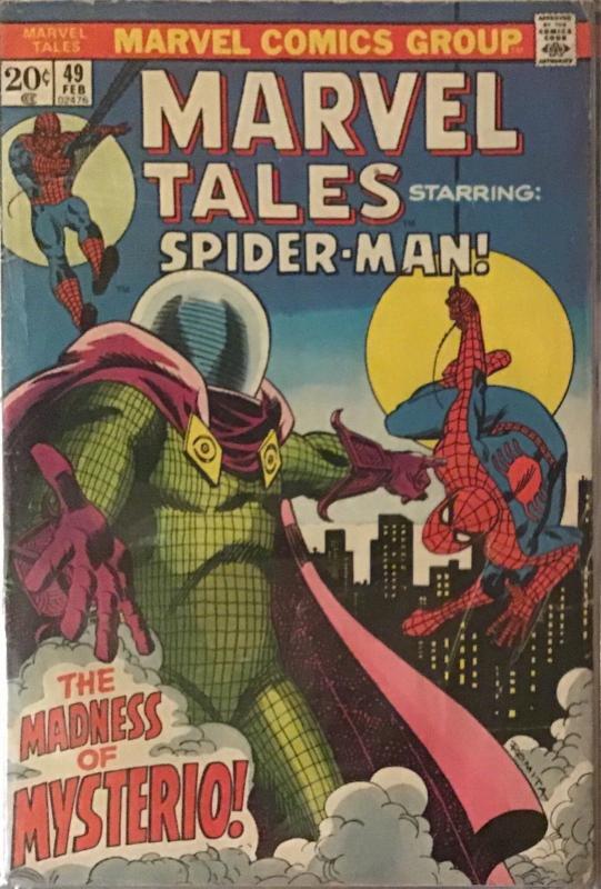 MARVEL TALES #34,35,38,49,55,58,80,82 FINE/VF (COVERS HAVE WEAR,INSIDES GREAT)