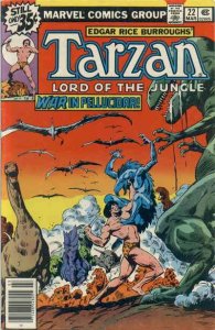 Tarzan (Marvel) #22 VF ; Marvel | Bill Mantlo