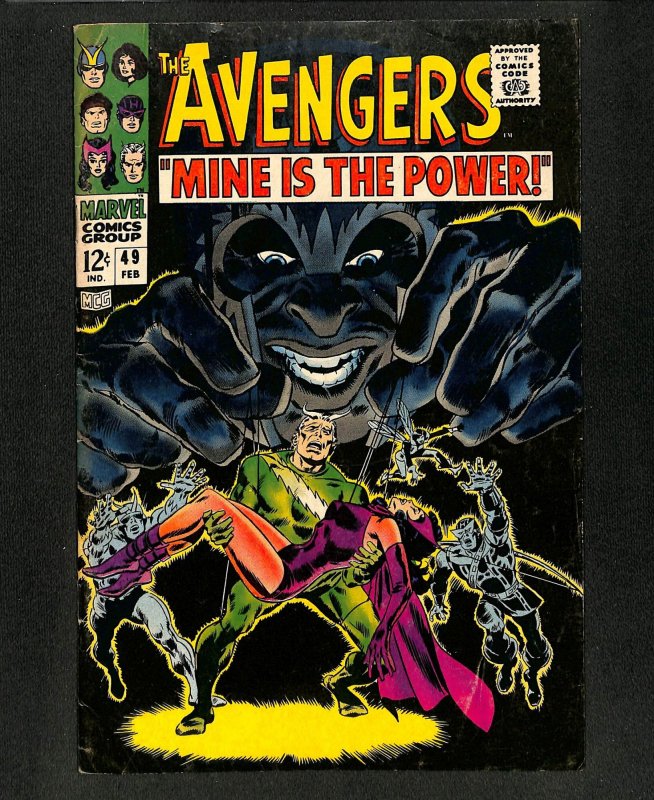 Avengers #49 1st Appearance Typhon Quicksilver Scarlet Witch!