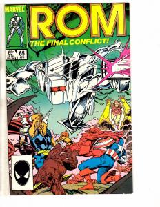 Lot Of 3 ROM Spaceknight Marvel Comic Books # 7 65 + Annual # 3 J234