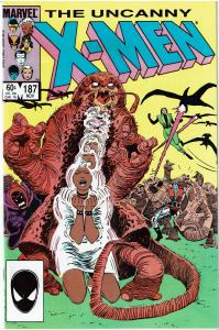 X-Men #187, 9.4 or better, 1st Appearance of Naze