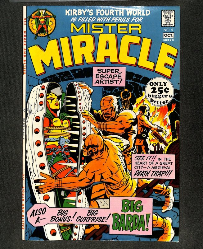 Mister Miracle #4 1st Appearance Big Barda! Jack Kirby!